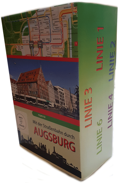 Mit der Strassenbahn durch Augsburg - Alle Linien 5 DVD